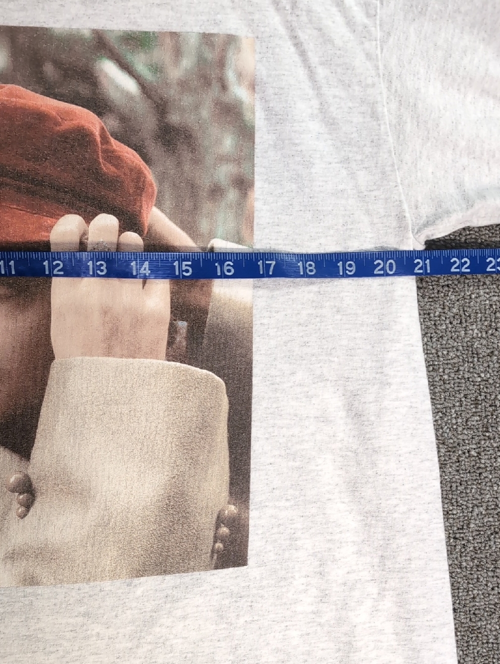 Taylor Swift Red Taylor's Version Long Sleeve Shirt Size Large Heather Gray - Picture 5 of 7